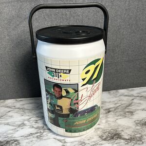 John Deere Motorsports Chad Little 97 Can Shaped Cooler Kooler Kraft Vintage 90s
